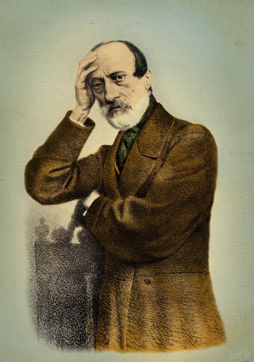 Retrato de Giuseppe Mazzini de Unbekannter Künstler