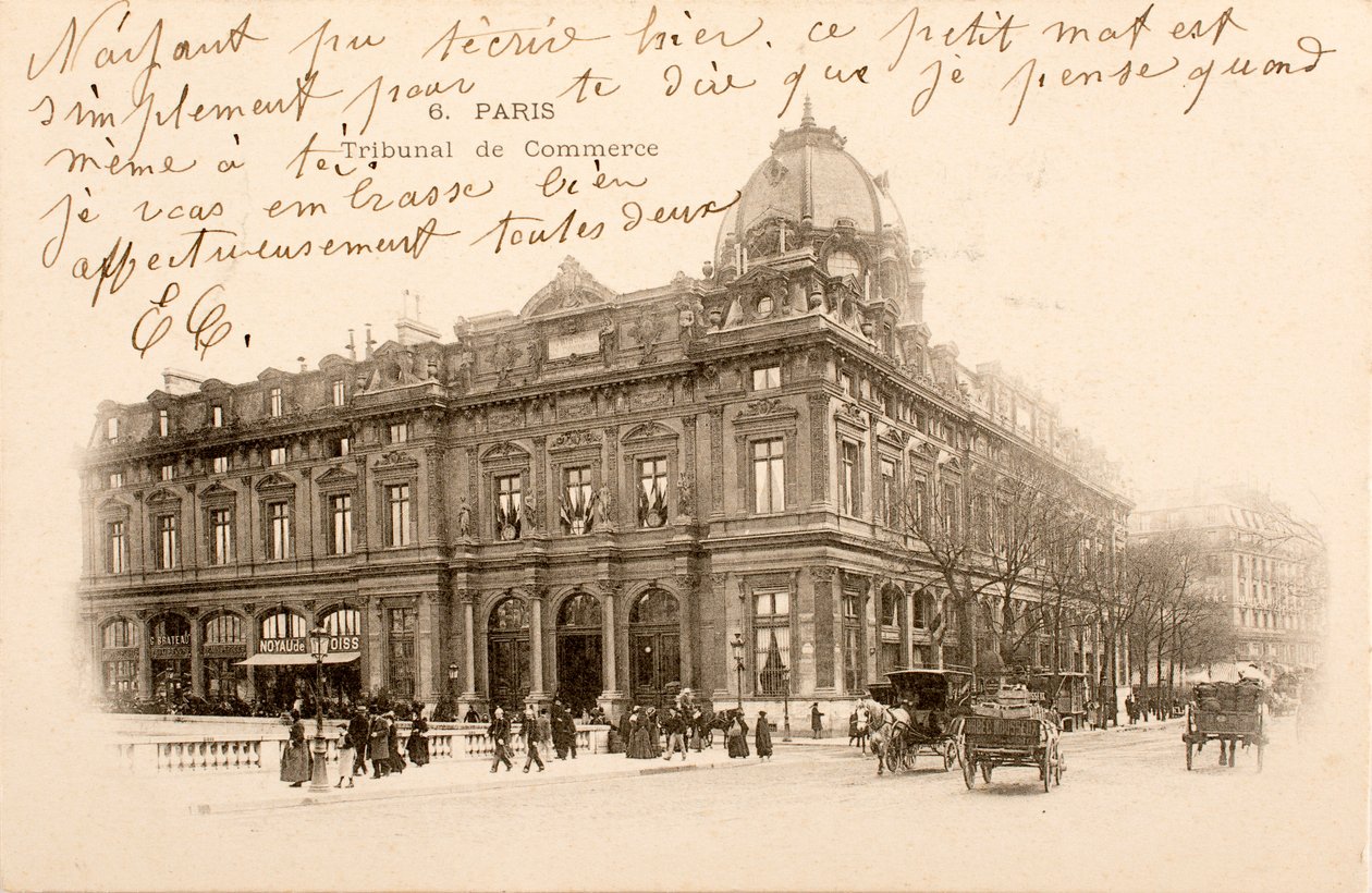 Tribunal de Comercio, París, Sena, Isla de Francia, Francia de William M. Timlin