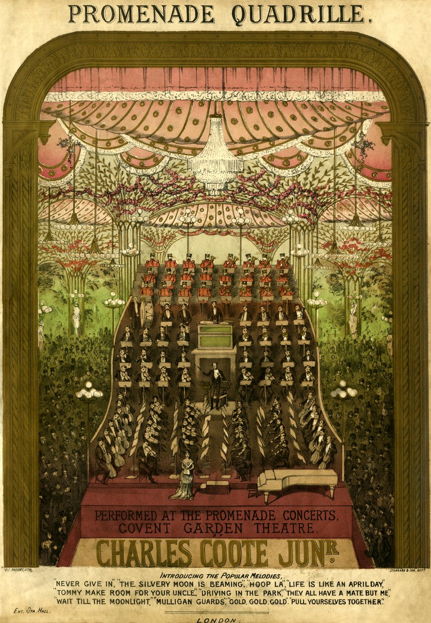 Portada de la partitura Promenade Quadrille de Unbekannter Künstler