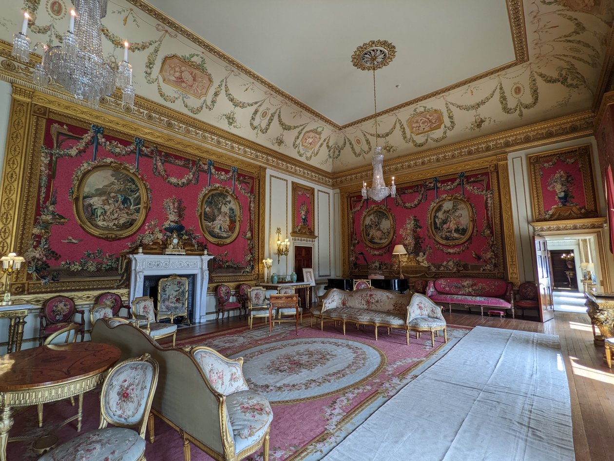 Salón del Tapiz Rojo, Nottinghamshire, Inglaterra (foto) de Unbekannter Künstler