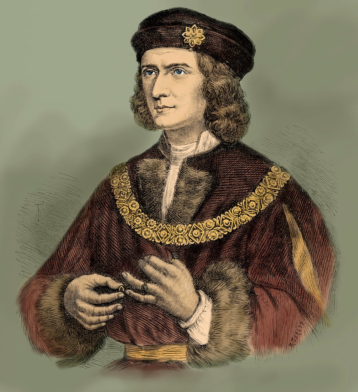 Ricardo III Rey de Inglaterra (grabado) de Unbekannter Künstler