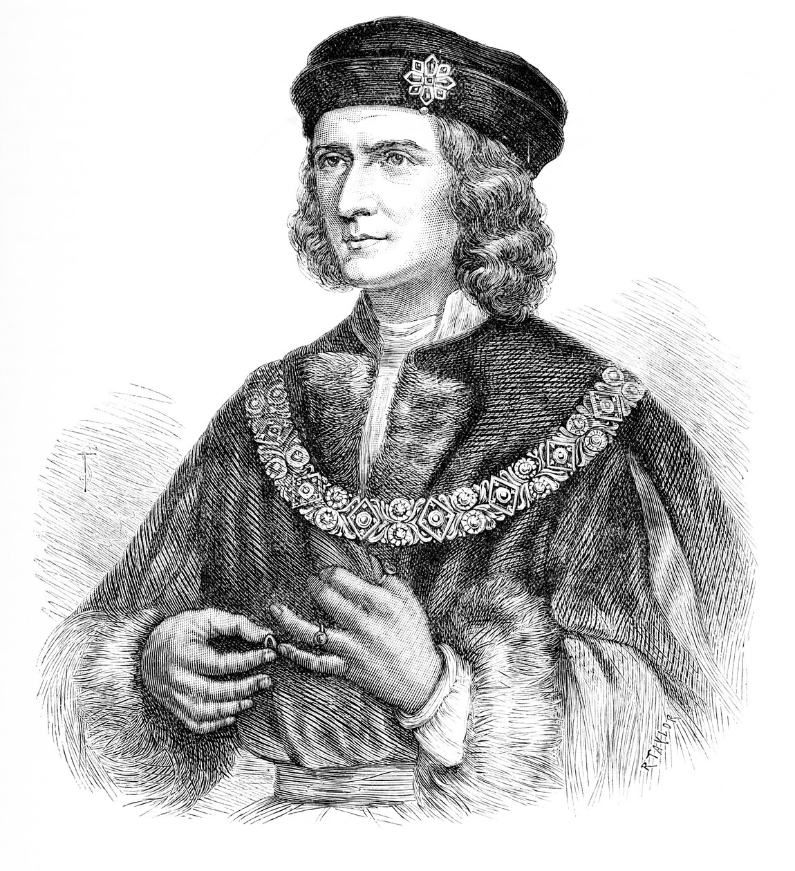 Ricardo III rey de Inglaterra (grabado) de Unbekannter Künstler