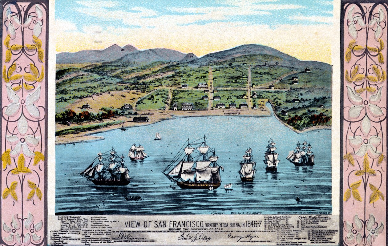 San Francisco California de Unbekannter Künstler
