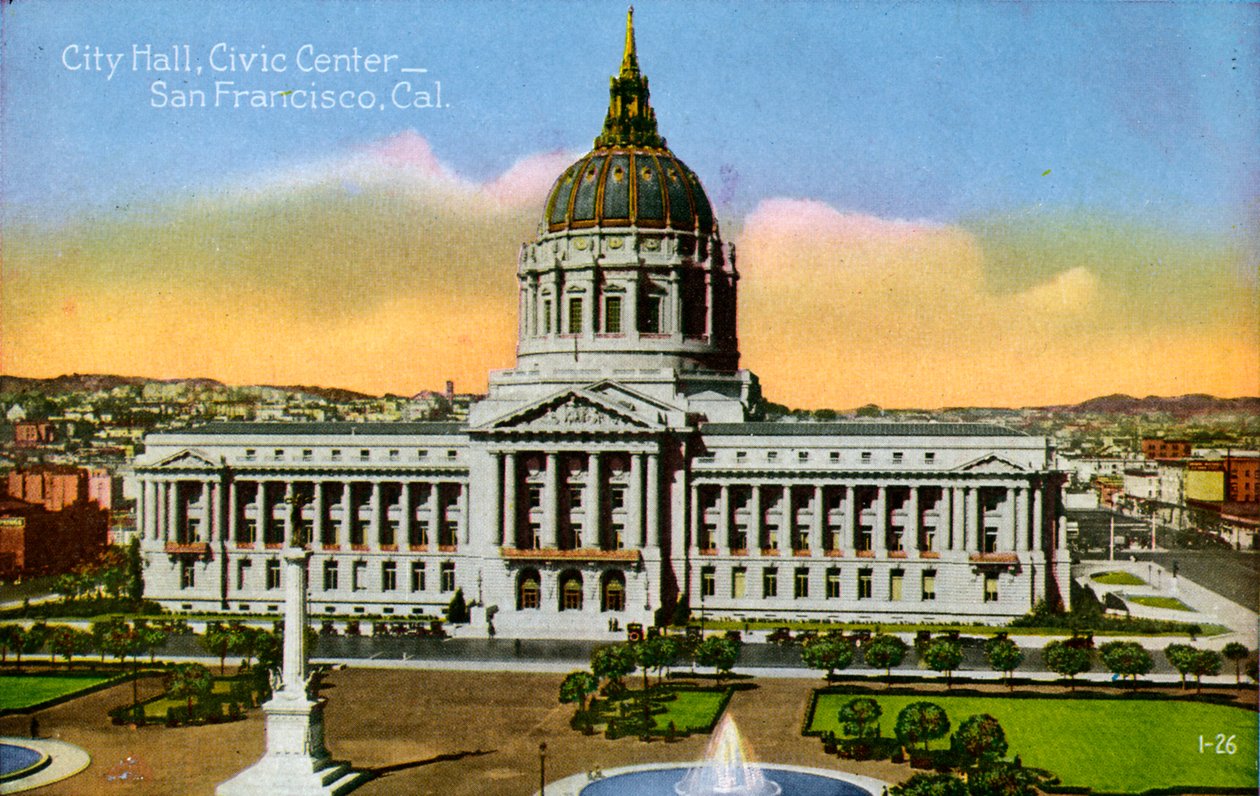 San Francisco: Ayuntamiento, Centro Cívico de Unbekannter Künstler