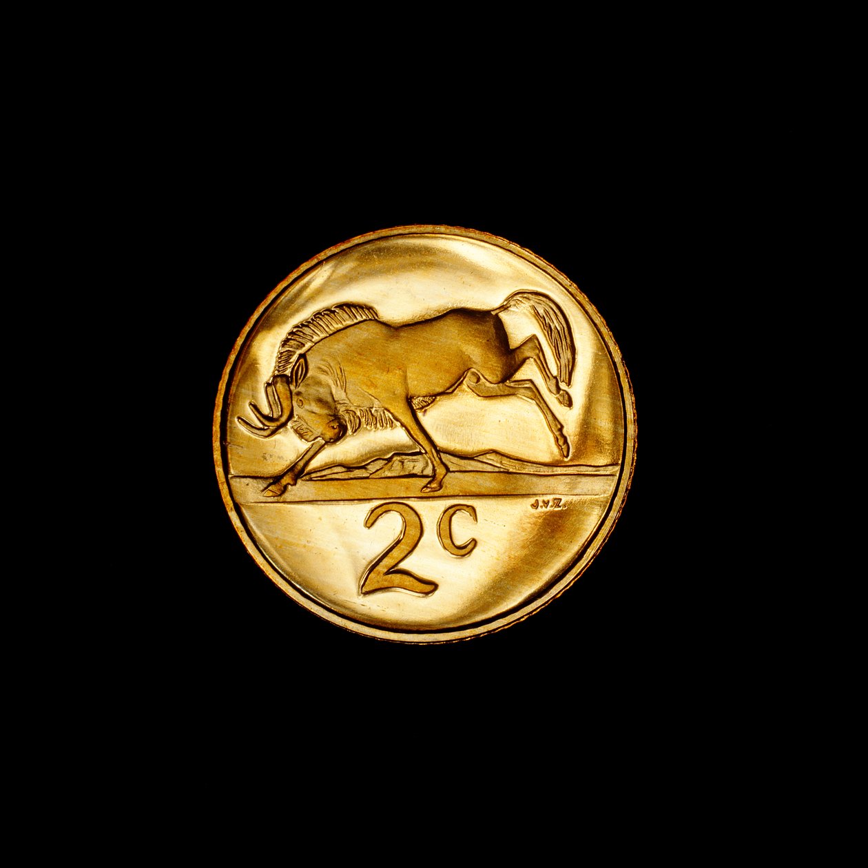 Moneda sudafricana de 2 céntimos de Unbekannter Künstler
