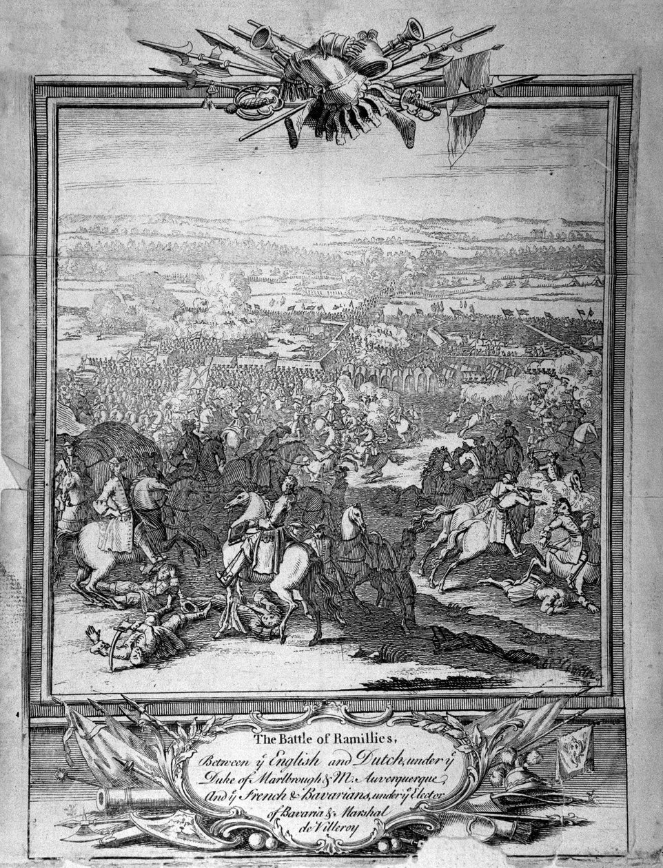 La Batalla de Ramillies, c.1780 de Unbekannt