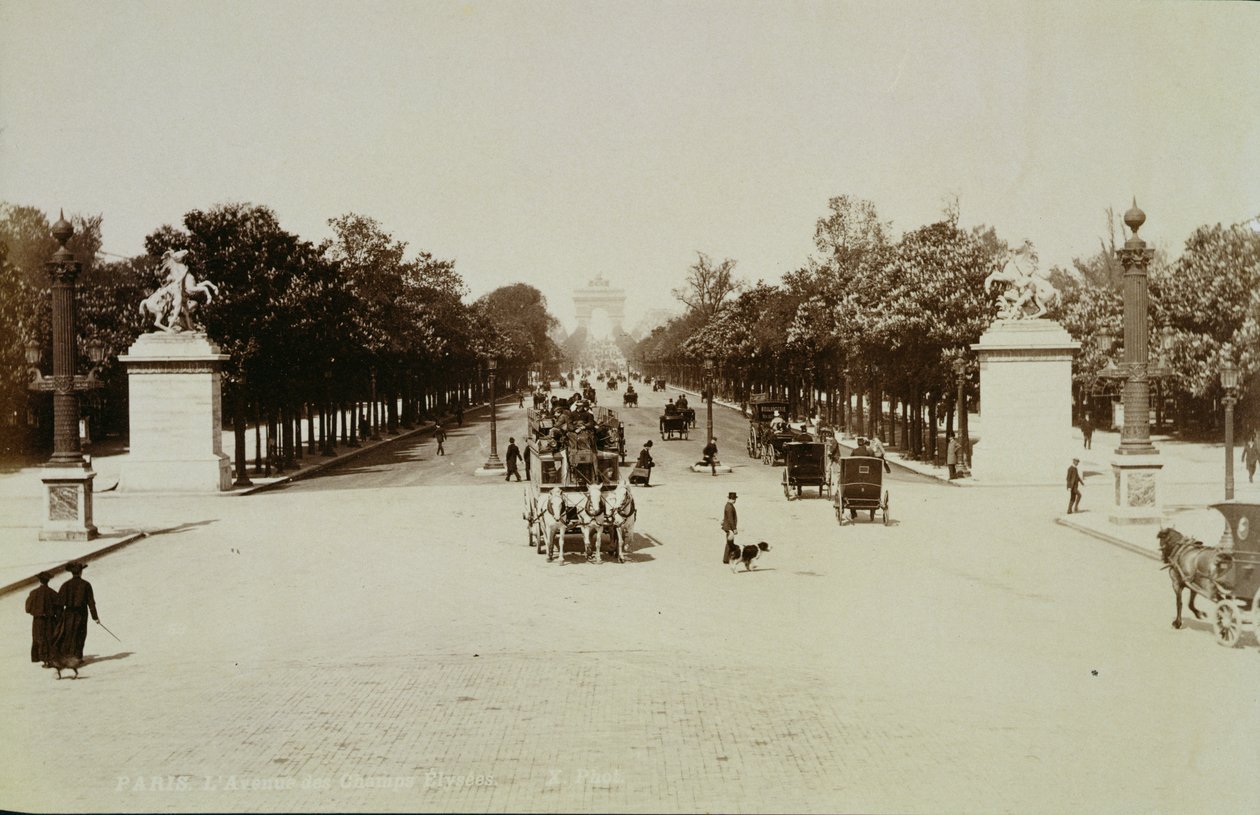 Los Campos Elíseos, París de Unbekannt