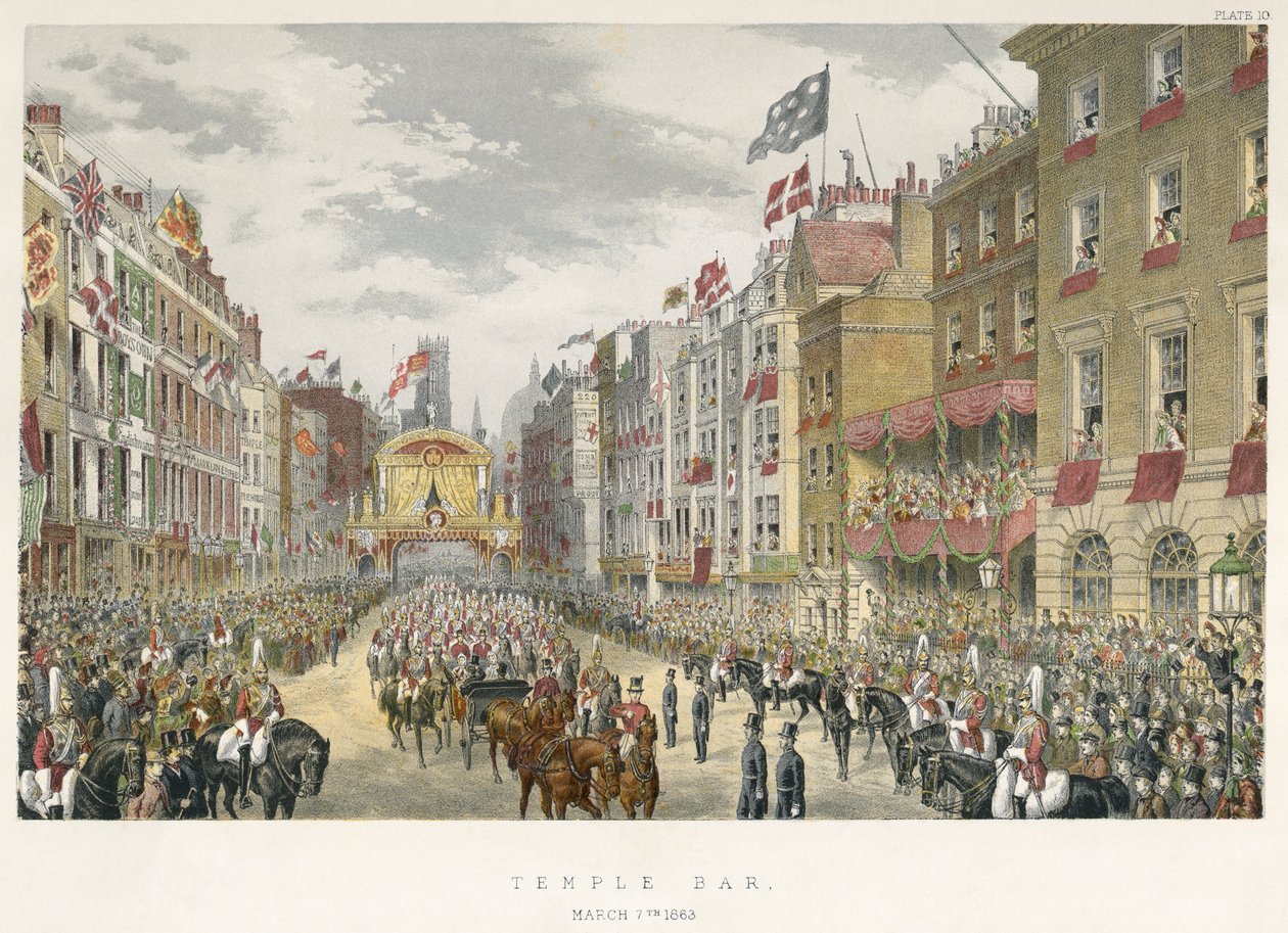 Bienvenida de la ciudad a la Princesa Alexandra de Unbekannter Künstler