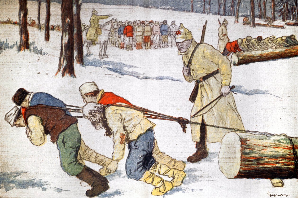 El gulag de la URSS de Unbekannter Künstler