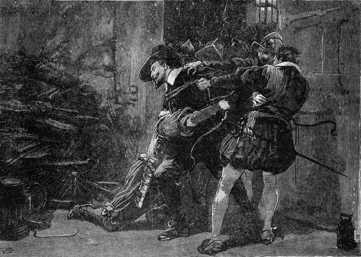 La detención de Guy Fawkes de Unbekannter Künstler
