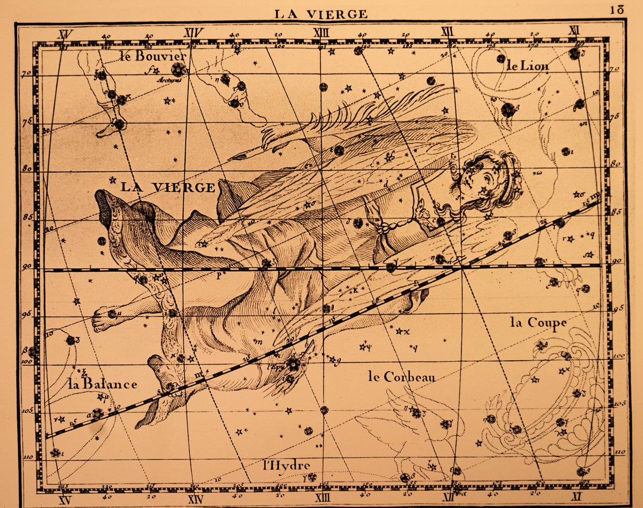 La constelación de Virgo. de Unbekannter Künstler
