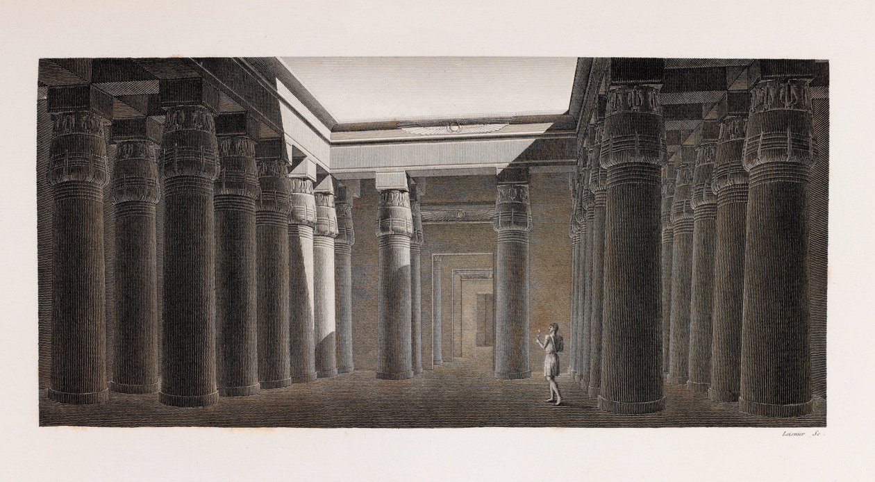 Tebas: Karnak (detalle) de Unbekannt