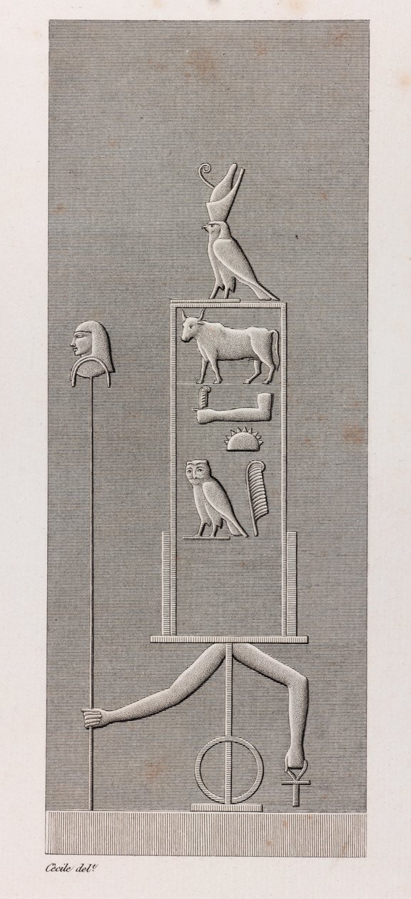 Tebas: Karnak (detalle) de Unbekannt