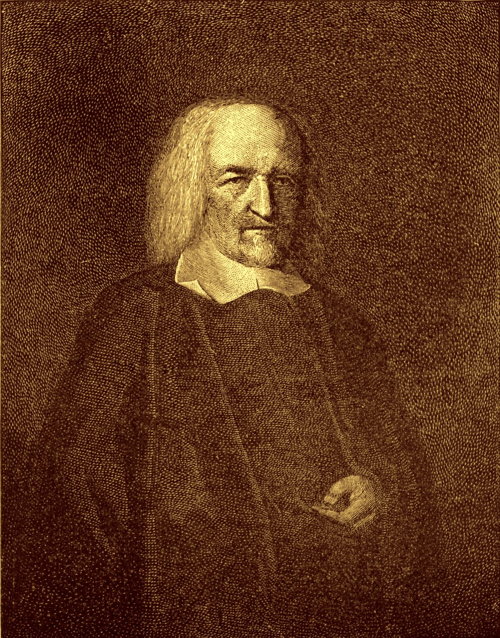 Thomas Hobbes (grabado) de Unbekannter Künstler