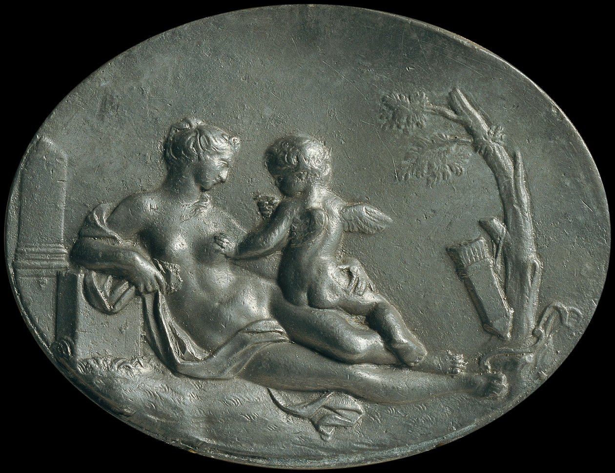 Venus y Cupido de Unbekannter Künstler