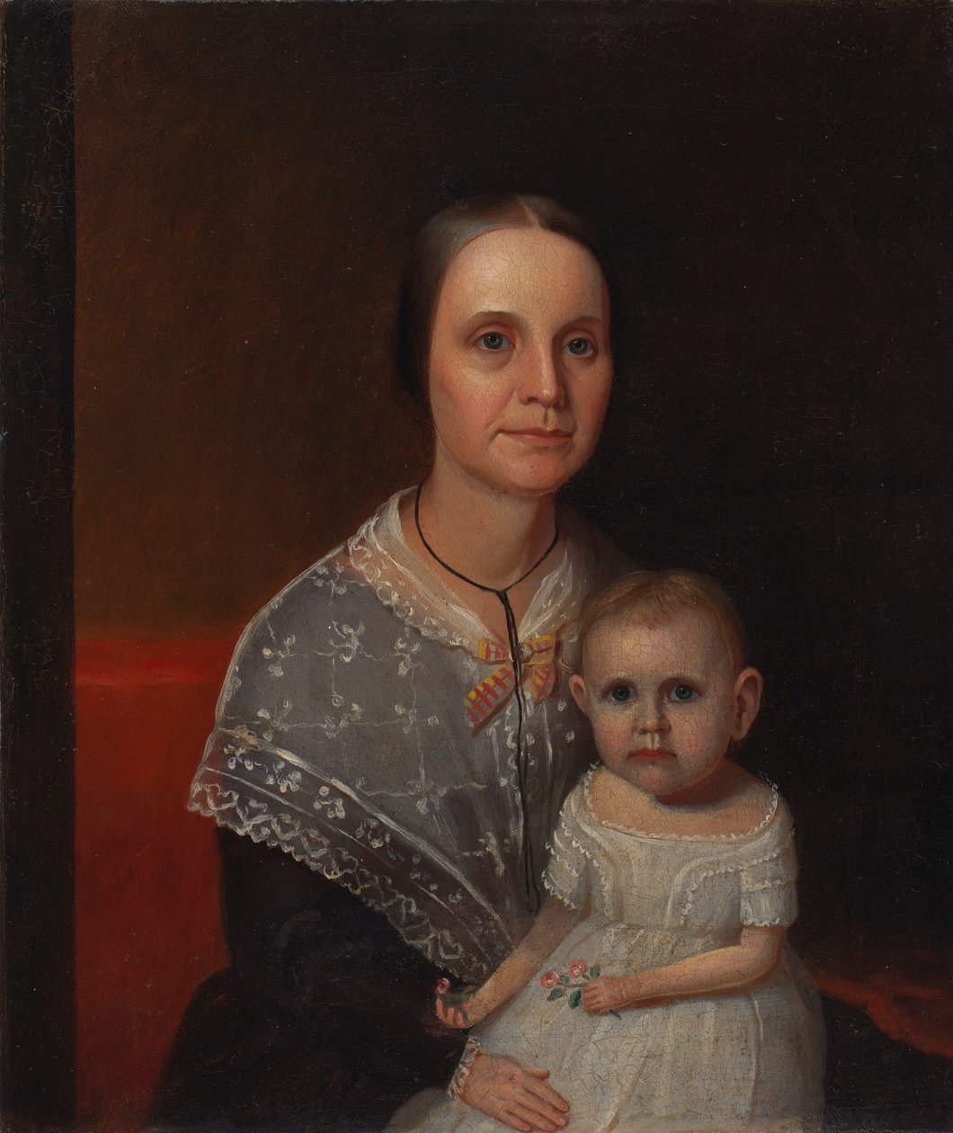 Retrato de una madre y su hijo de Unidentified