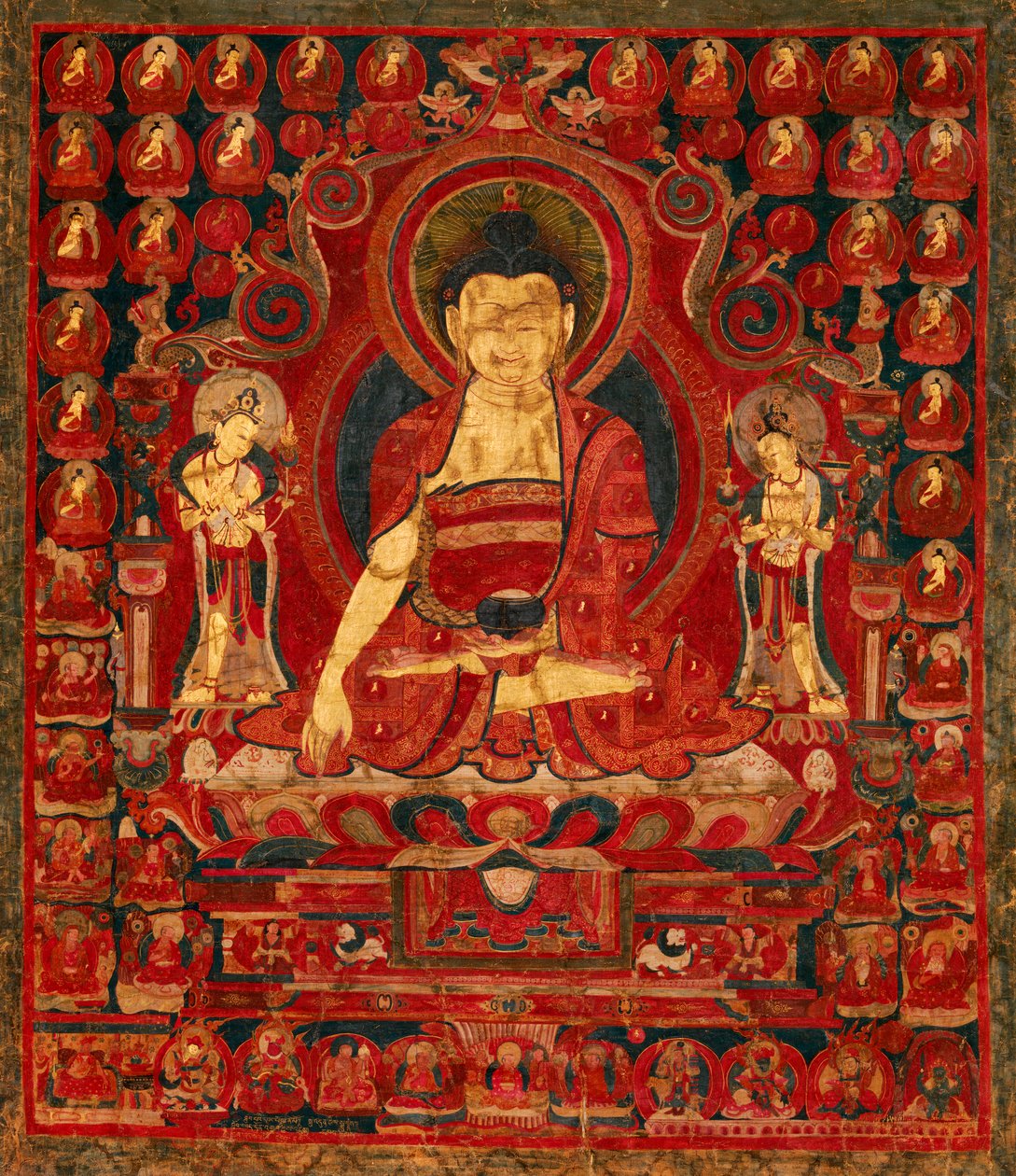 Buda Shakyamuni como Señor de los Munis. Oeste del Tíbet (Guge). de Unknown