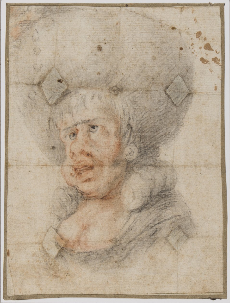 Caricatura de una mujer, c.1780 de Unbekannt Unbekannt