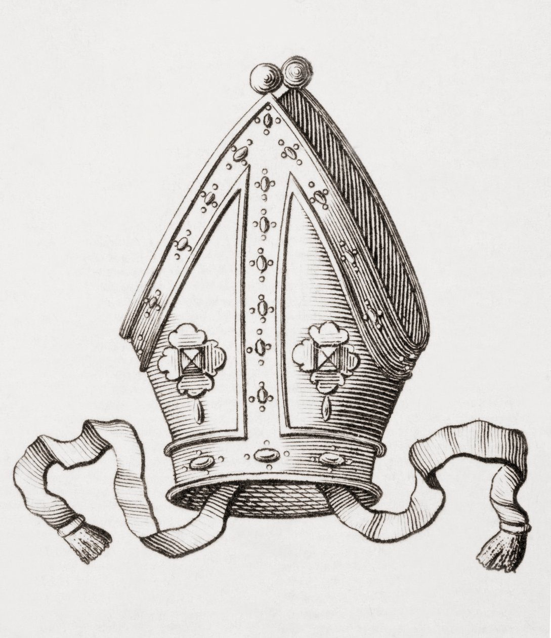 Mitra de obispo de Unbekannt Unbekannt
