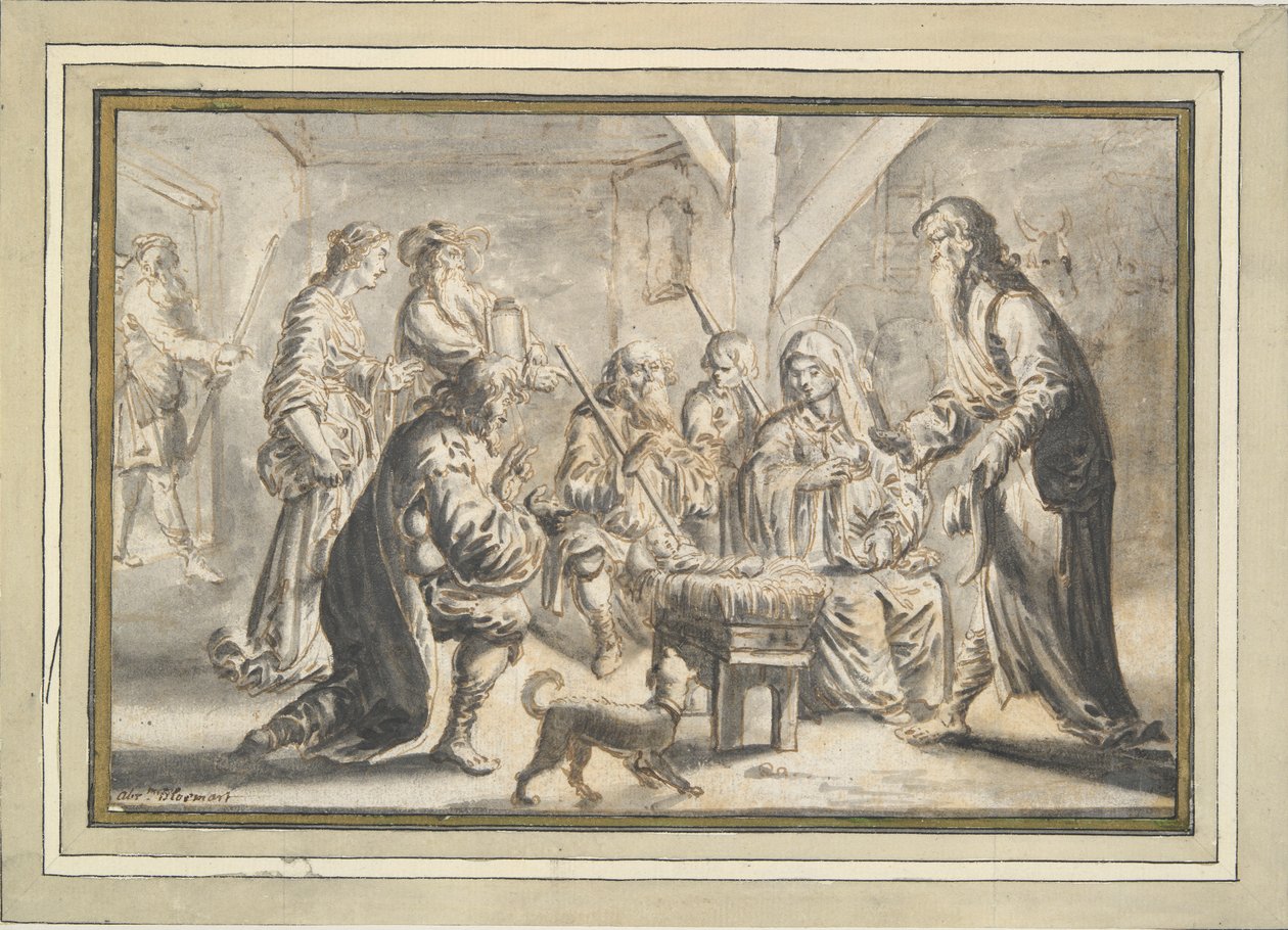 Adoración de los pastores de Unknown