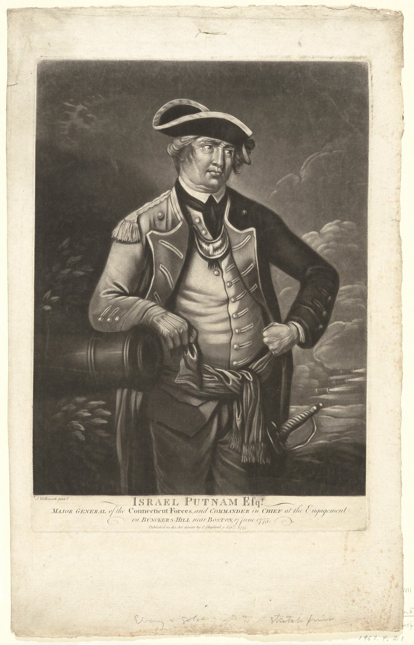 Israel Putnam, Esq. de Unknown