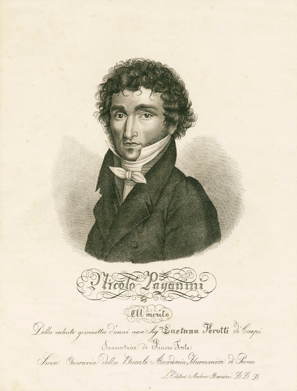 Niccolo Paganini - retrato de Unknown