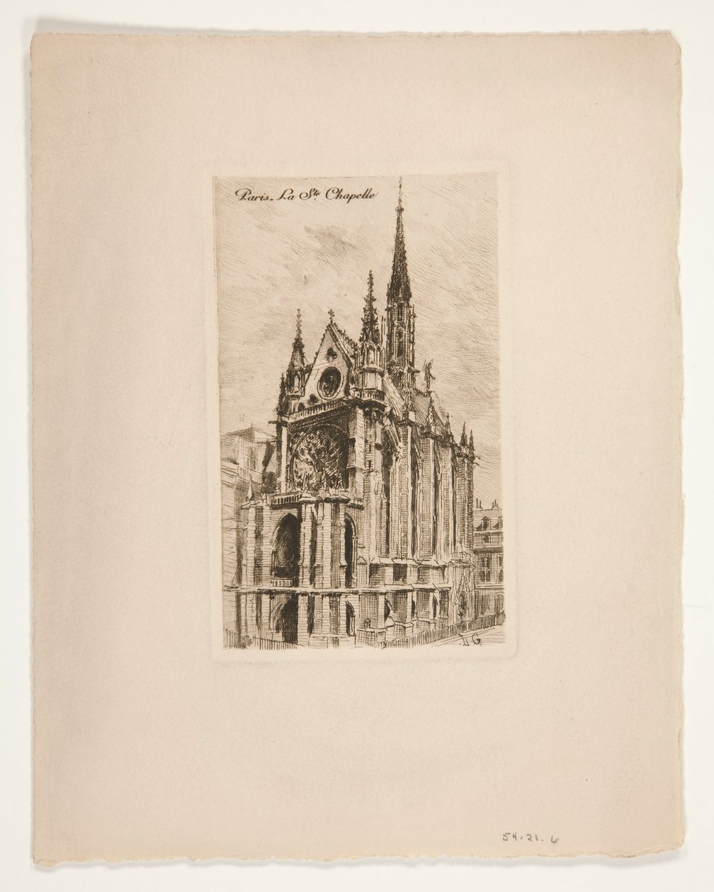 París, La Sainte. Capilla de Unknown