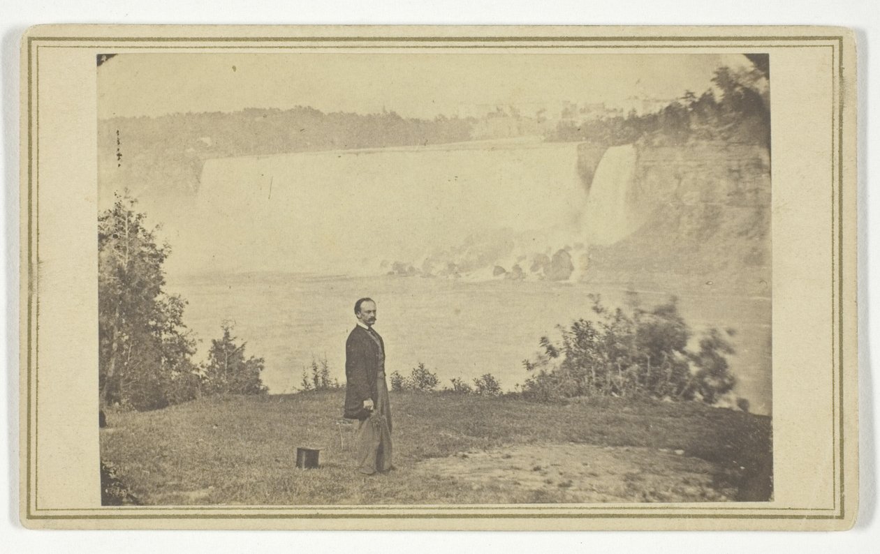 Sin título (Hombre en las cataratas del Niágara) de Unknown