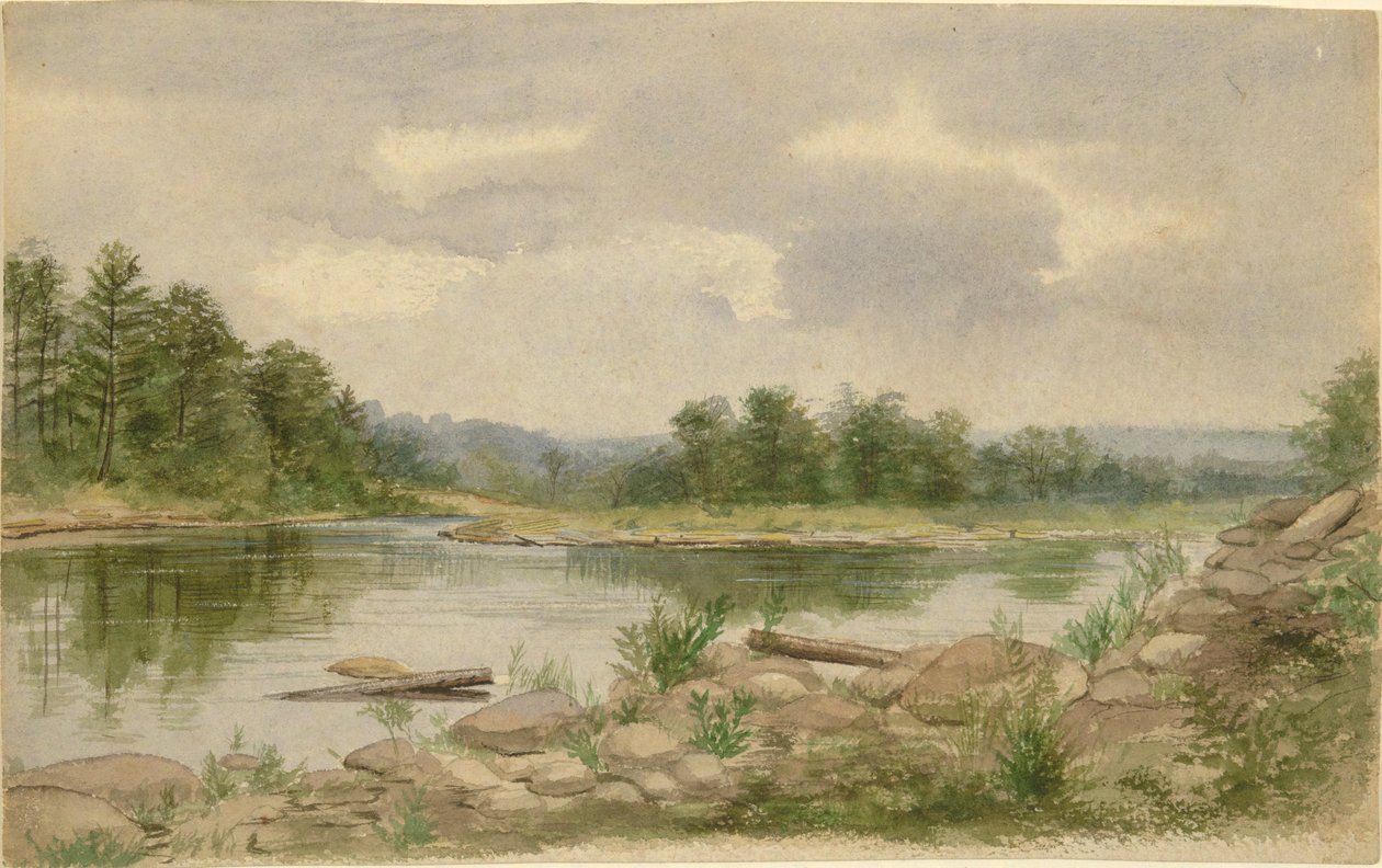 vista de un río de Unknown