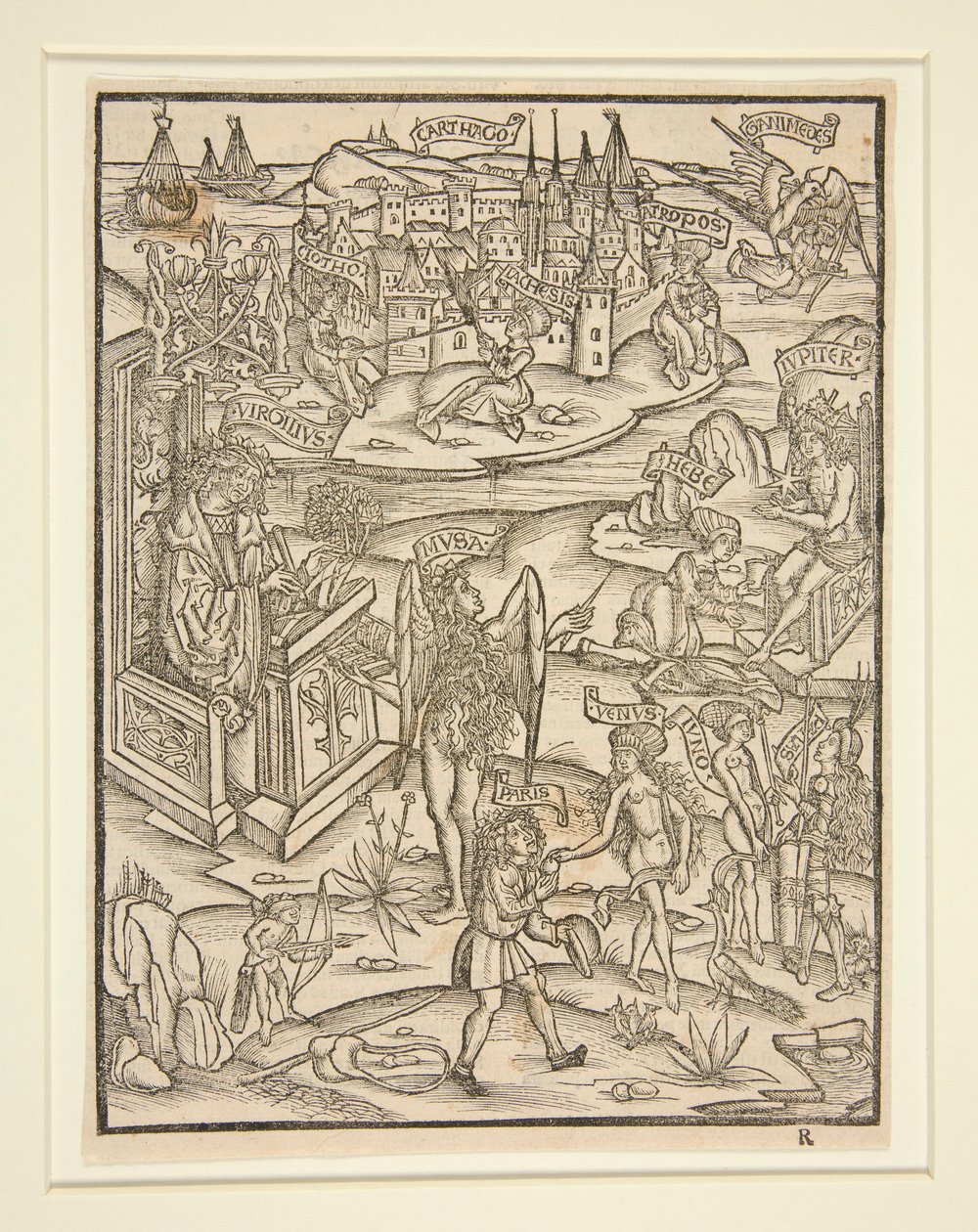 Xilografía del Virgilio de Estrasburgo, 1502 de Unknown