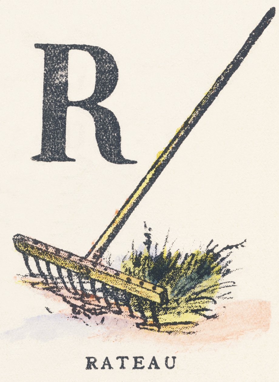 A: rastrillo de Unknown artist