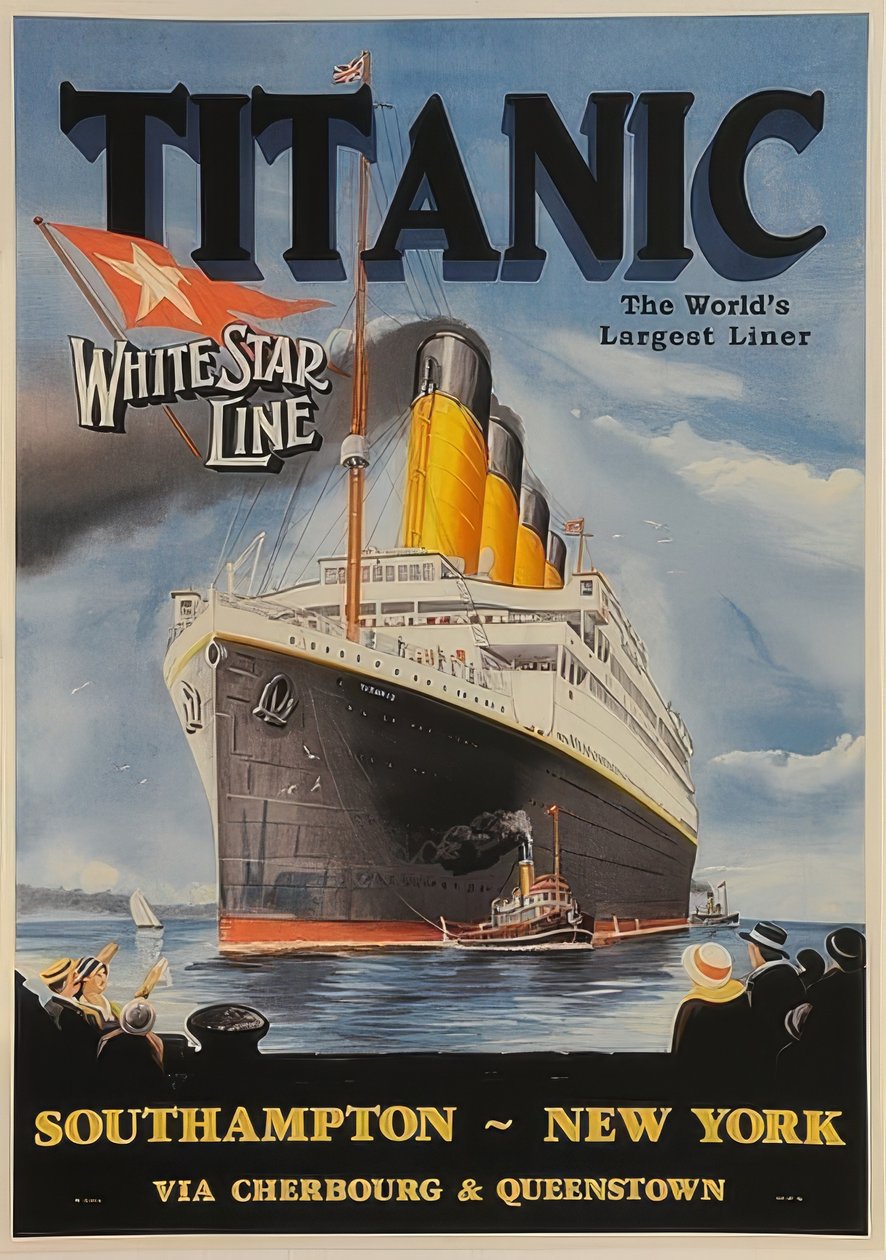 White Star Line. Titanic de Unknown