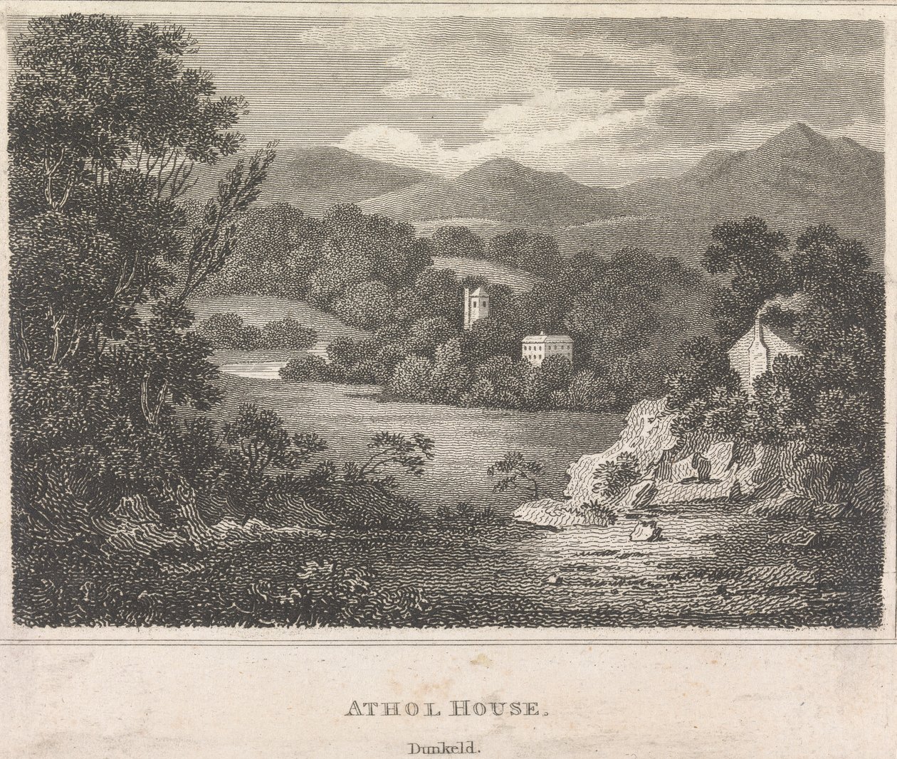 Athol House, Dunkeld; página 15 (Volumen Uno) de Unknown artist