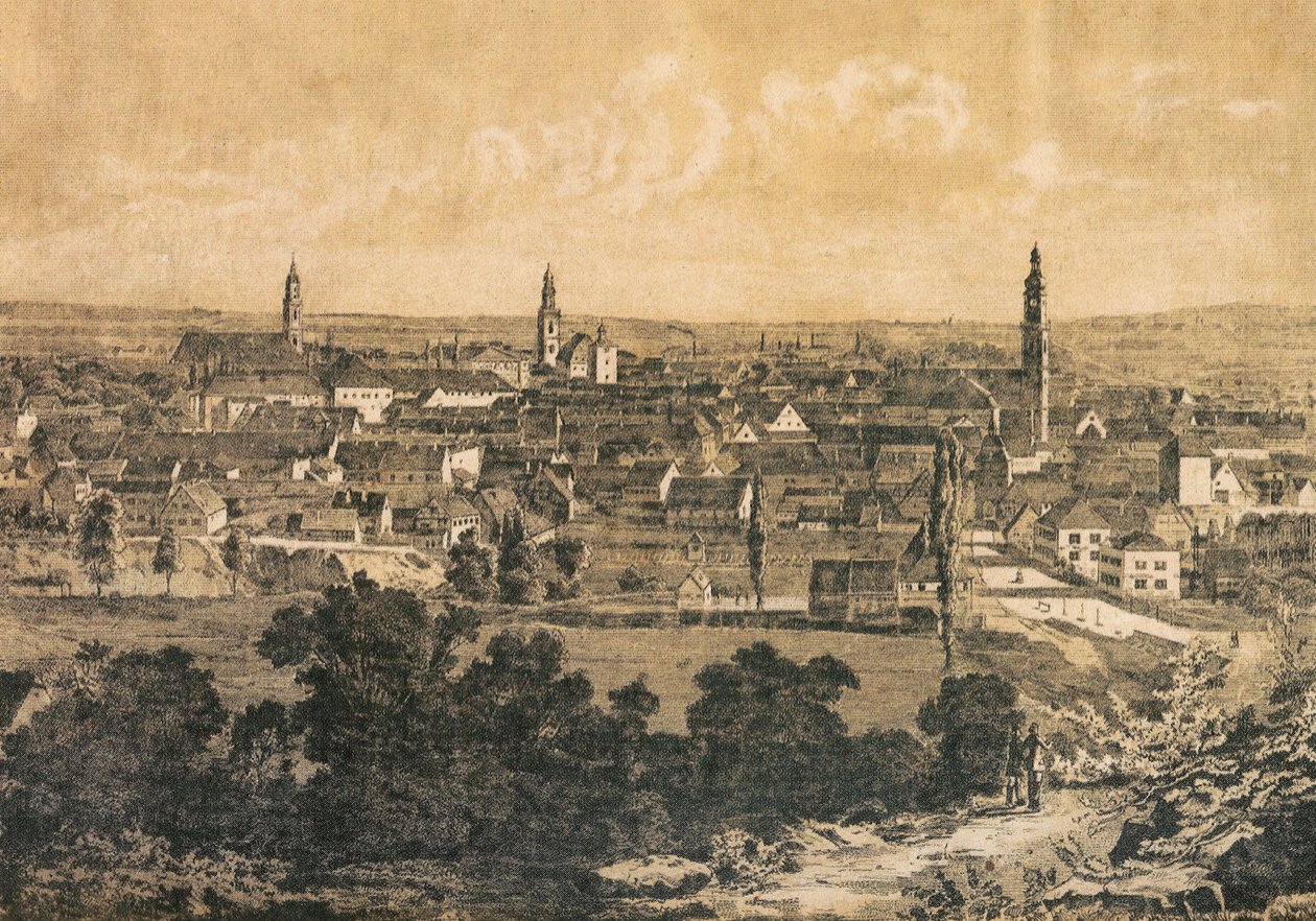 Ciudad de Erlangen, Baviera, Alemania de Unknown artist