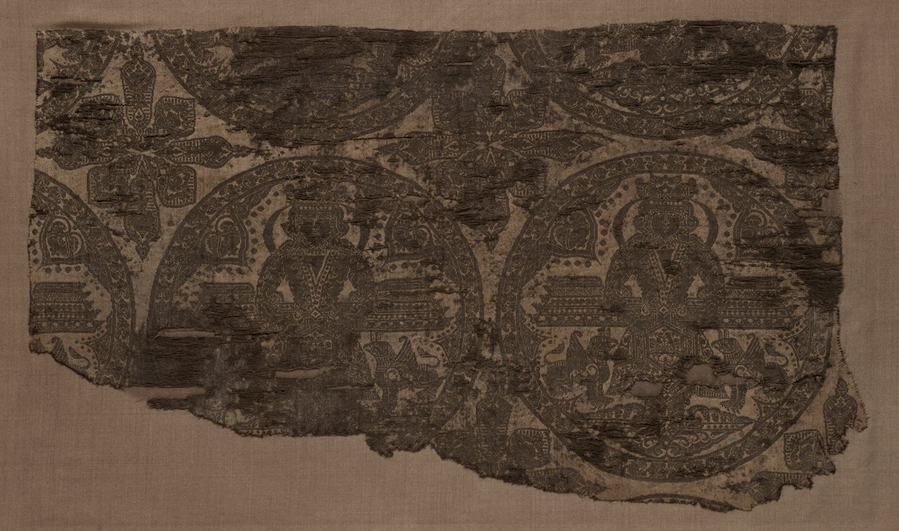 Enthroned King Flanked by Griffins de Unknown artist