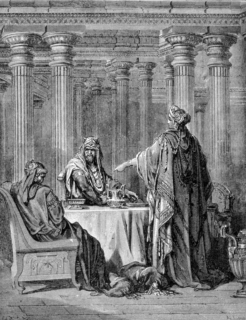 Libro de Ester. Grabado del siglo XIX de Unknown artist