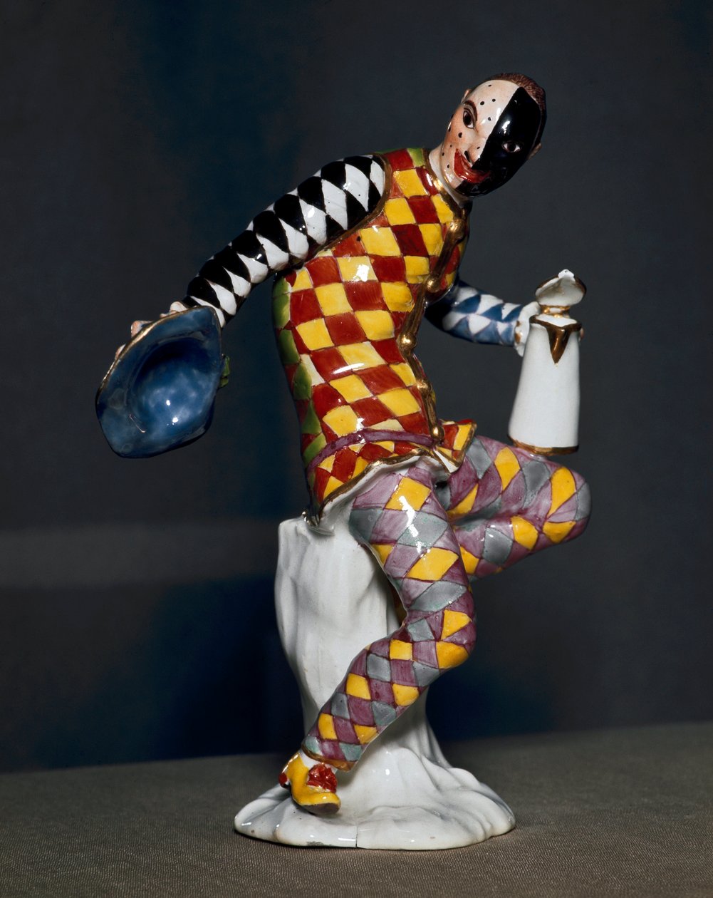 Estatua de Arlequín - Porcelana de Unknown artist
