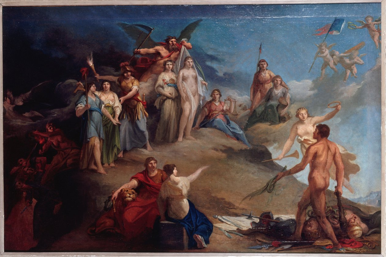 Alegoría revolucionaria, hacia 1790 (óleo) de Unknown artist
