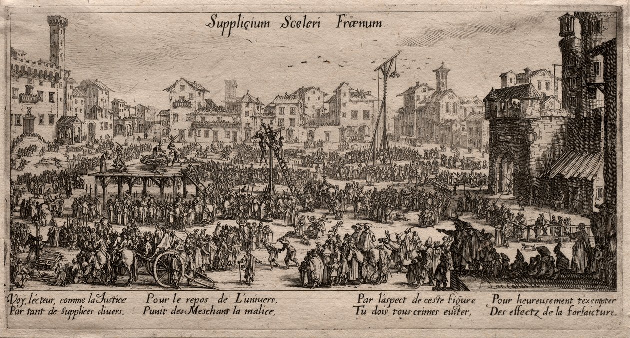 Supplicium sceleri Fraenum (Los Castigos) de Unknown artist