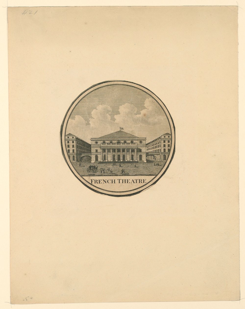 Théatre Français, París de Unknown artist