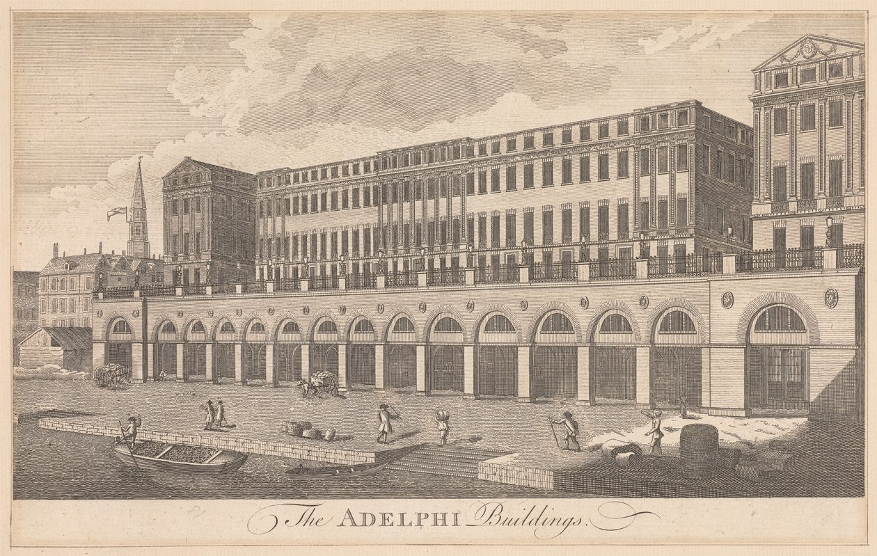 Los edificios Adelphi de Unknown artist