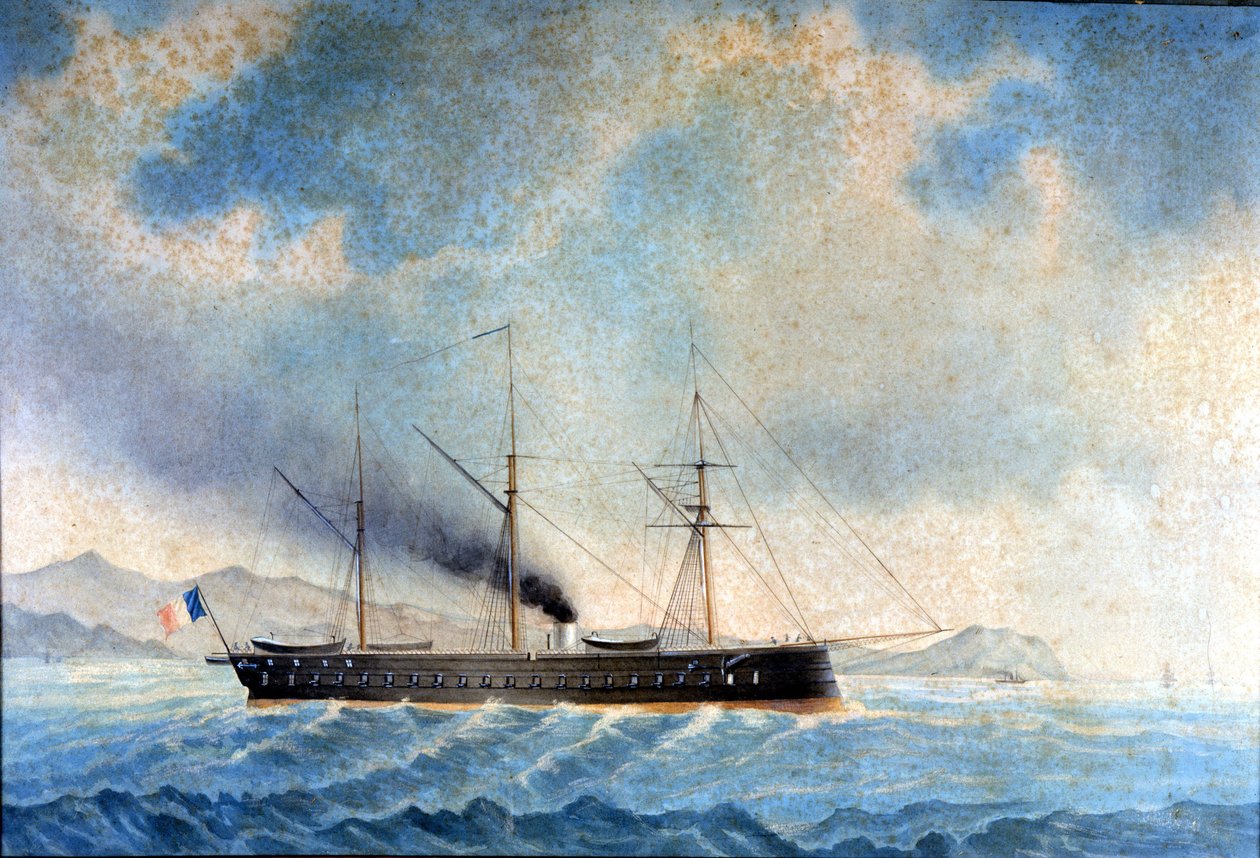 La Fragata Gloria. 1859. de Unknown artist