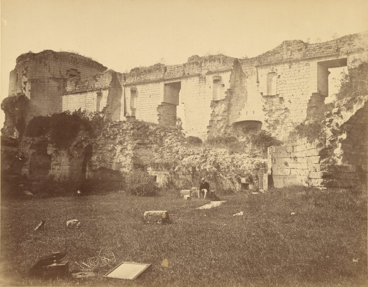 [Ruinas del castillo de Coucy] de Unknown artist/maker