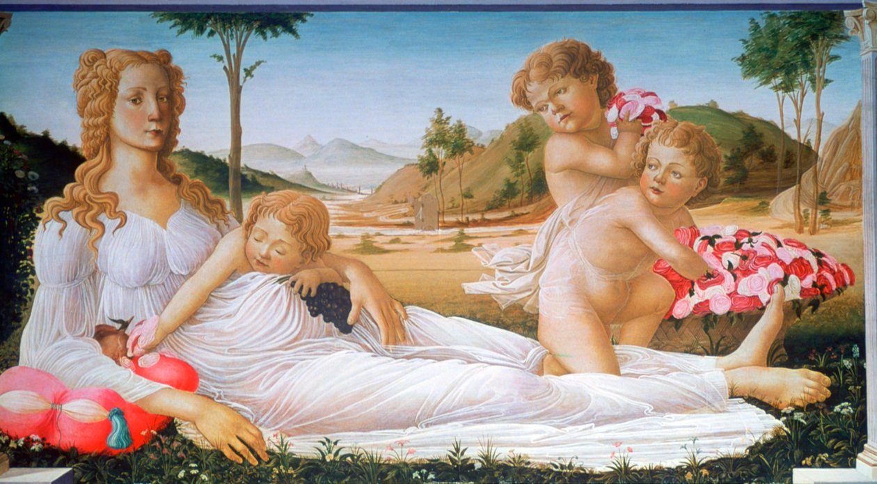 Una Alegoría de Unknown follower of Botticelli