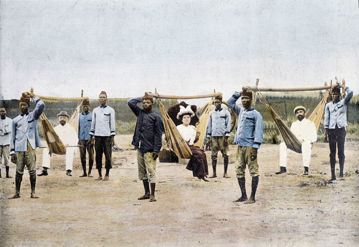 Hamaquaria en Dahomey (Benín), finales del siglo XIX de Unknown photographer