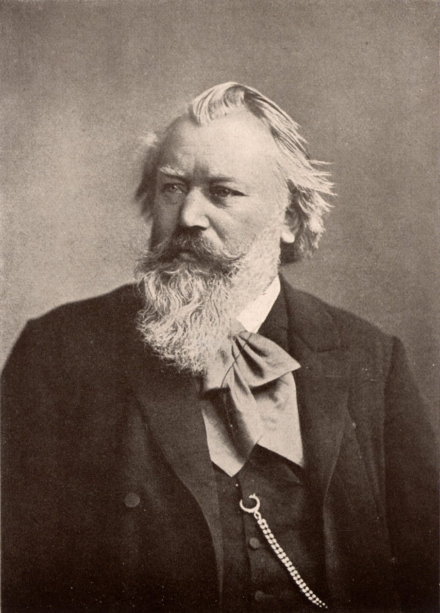 Johannes Brahms (1833-1897) de Unknown photographer