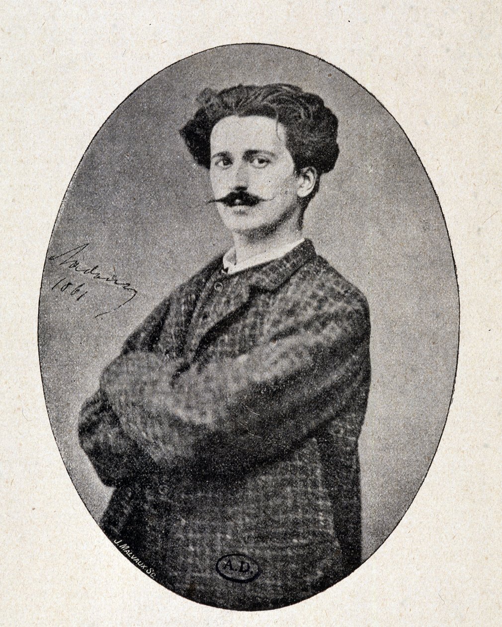 Retrato de Félicien Rops de Unknown photographer