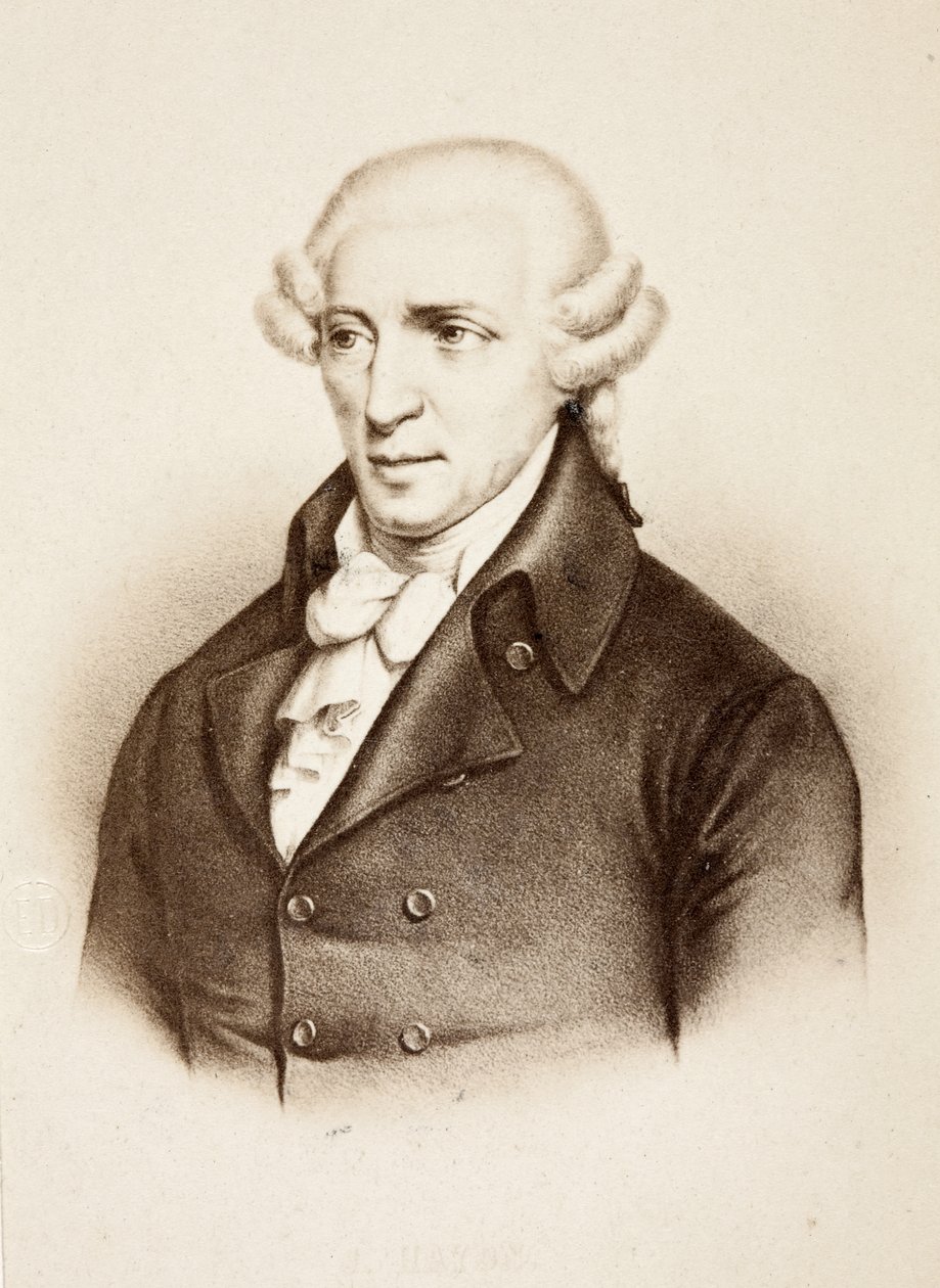 Retrato de Franz Joseph Haydn de Unknown photographer