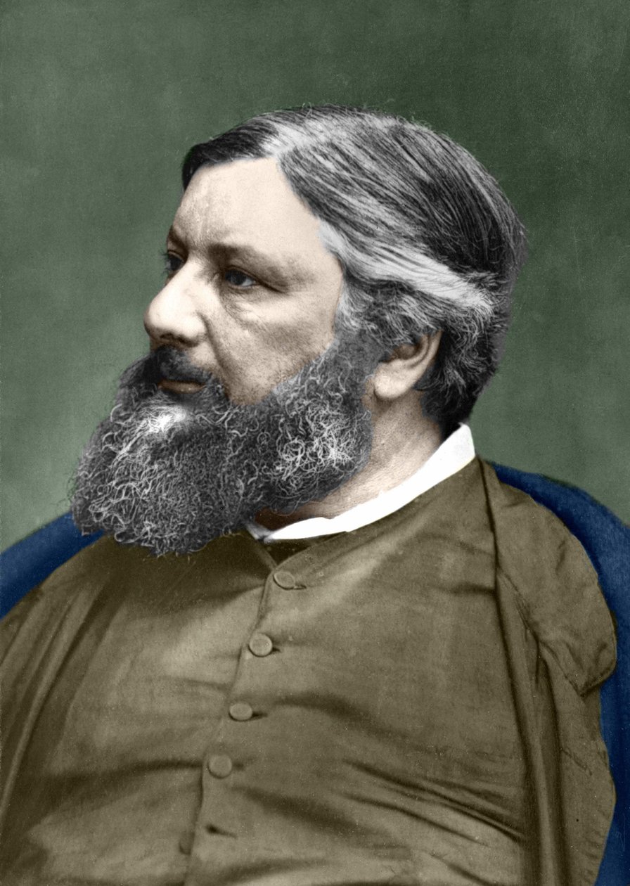 Retrato de Gustave Courbet (1819-1877). de Unknown photographer