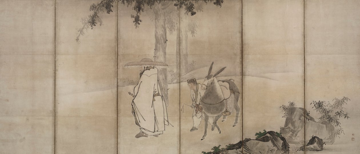 Su Shi So Shoku, principios de 1600s de Unkoku Tōgan